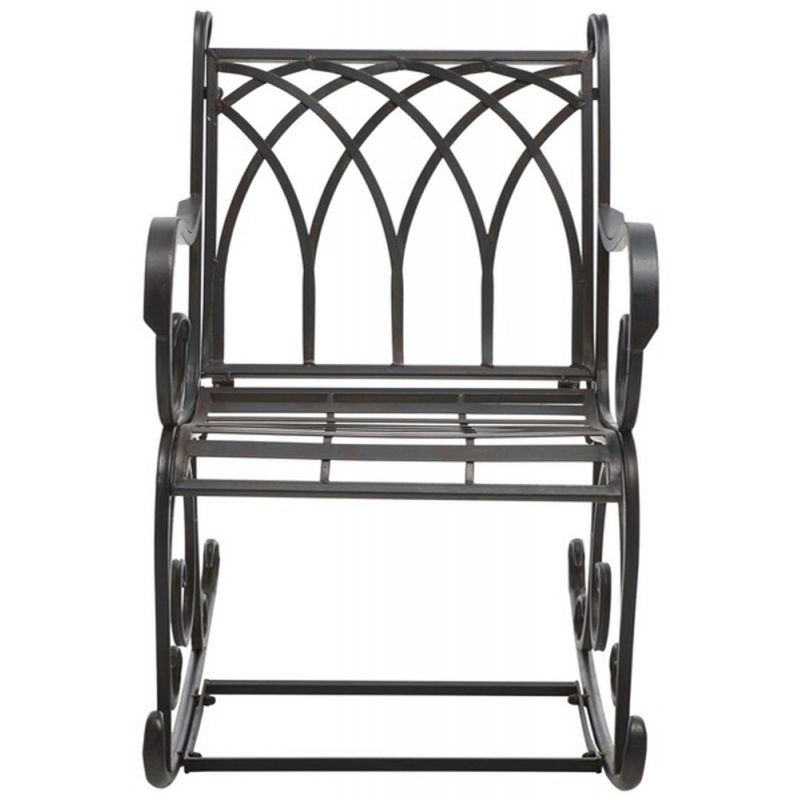 Safavieh - Medrano Rocking Chair - Black Rust  - PAT5030E