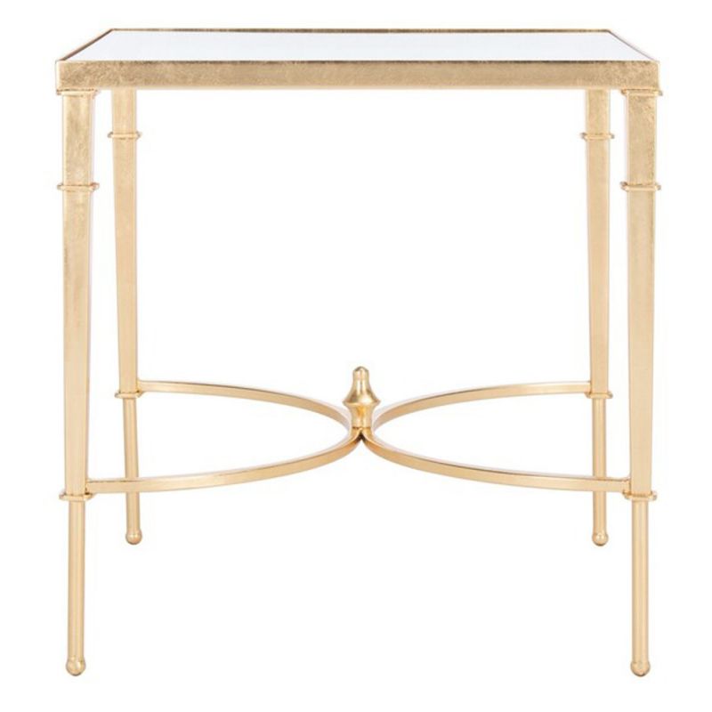 Safavieh - Couture - Mendez Gold Leaf Accent Table - Gold - AMH8336A