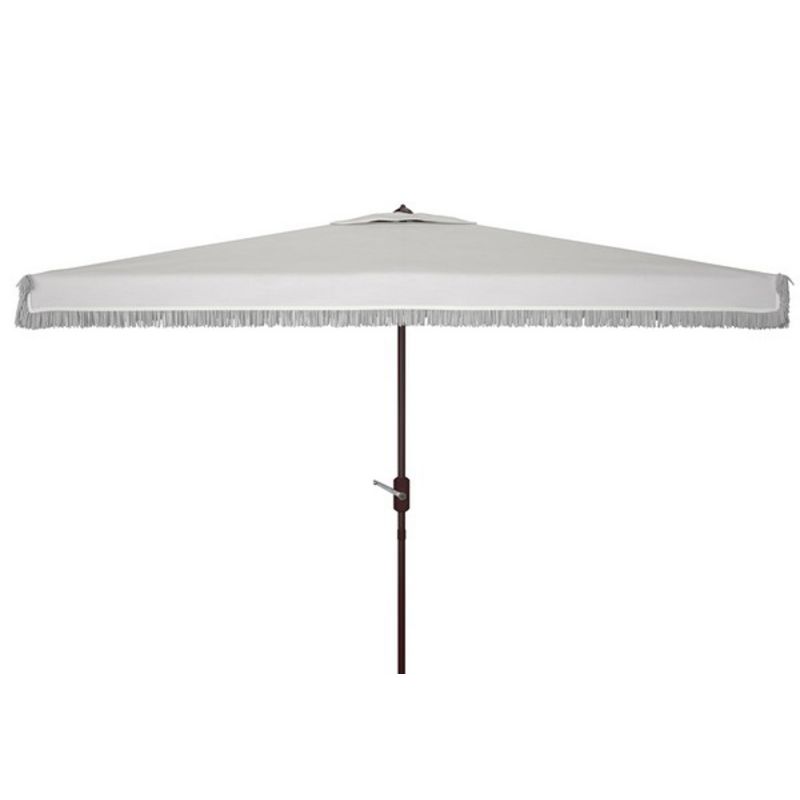 Safavieh - Milan 6.5X10 Rect Umbrella - White - PAT8308C