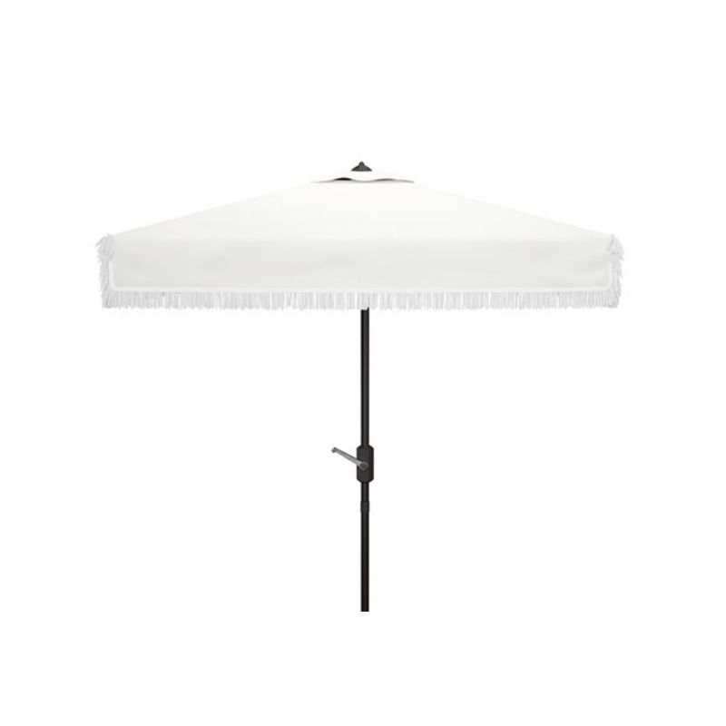 Safavieh - Milan 7.5'Square Umbrella - White - PAT8408C