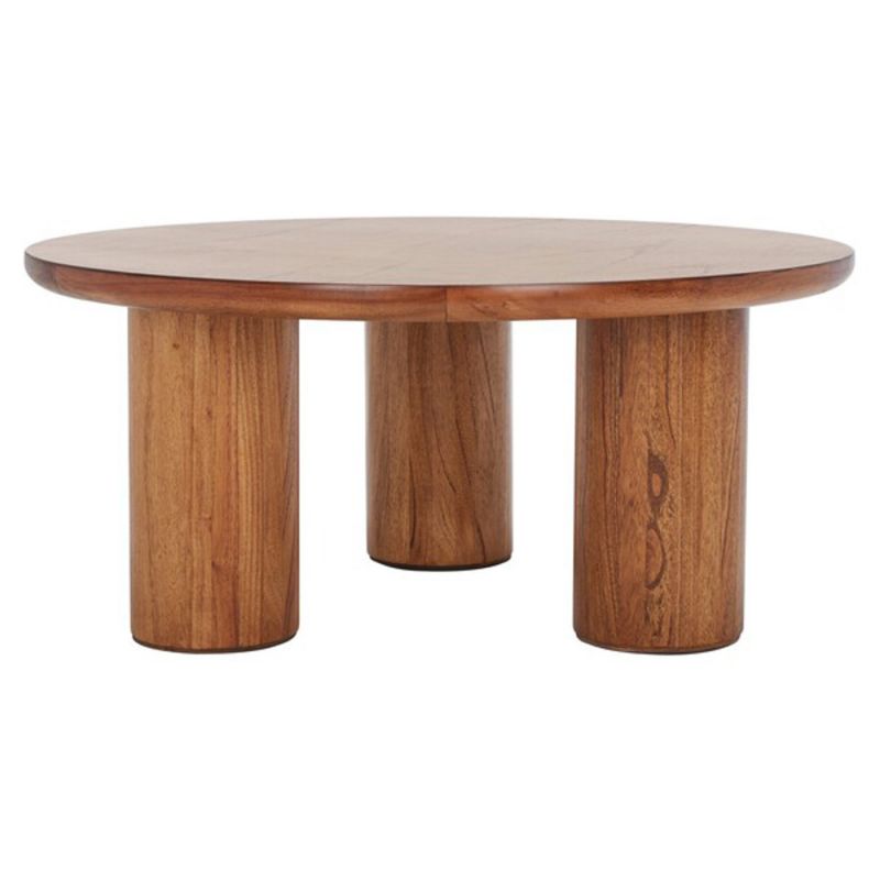 Safavieh - Mork 3 Leg Round Coffee Table - Natural - COF6604A