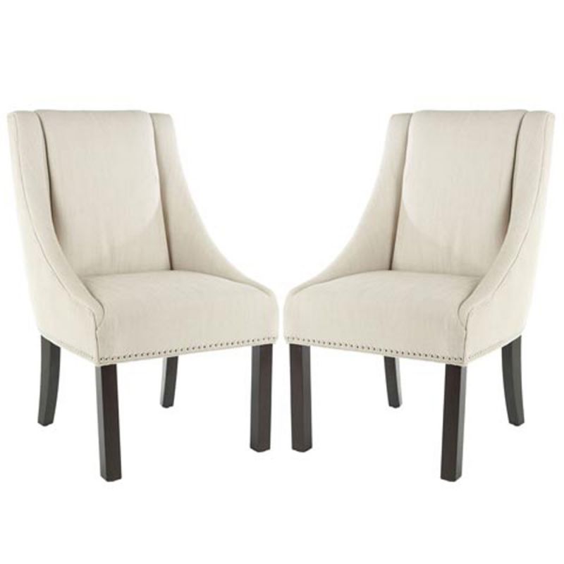 Safavieh - Morris Arm Chair - Beige  (Set of 2) - MCR4708A-SET2