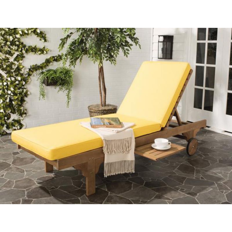 Safavieh - Newport Lounge Chair - Natural - Yellow - PAT7022A