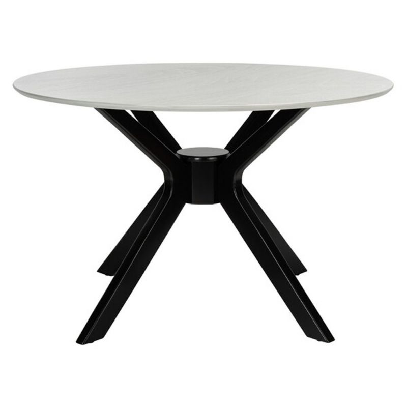 Safavieh - Nicolai Round Dining Table - Dark Grey - Black - DTB1405B