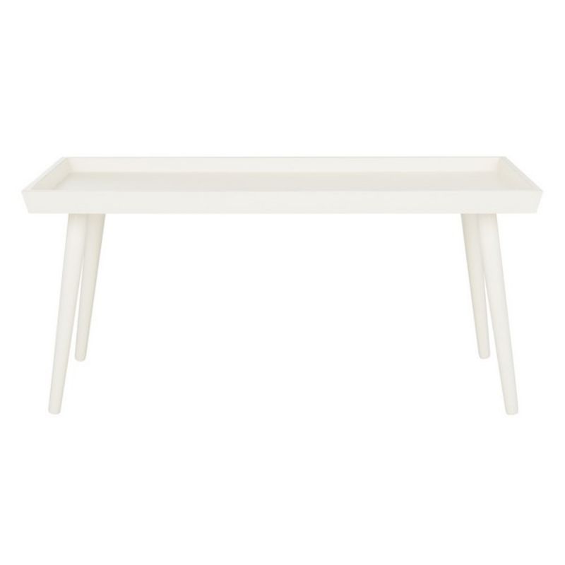 Safavieh - Nonie Coffee Table With Tray - Vintage White - COF5700A