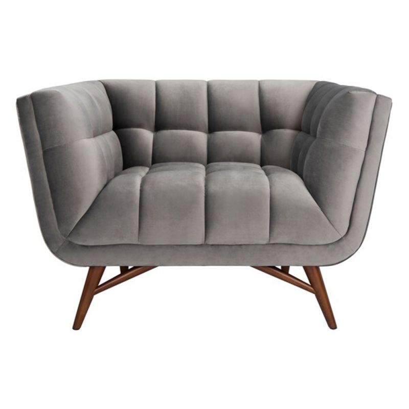 Safavieh - Couture - Onyx Mid-Century Club Chair - Dark Grey - SFV4724A