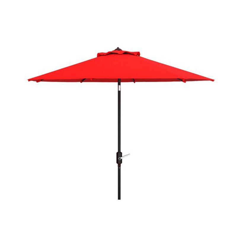 Safavieh - Ortega 9 Ft Crank Umbrella - Red - PAT8001R