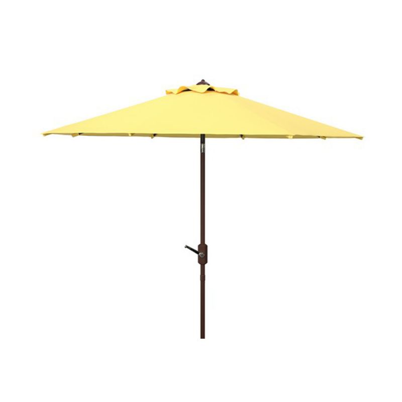 Safavieh - Ortega 9 Ft Crank Umbrella - Yellow - PAT8001Y