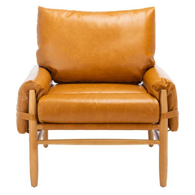 Safavieh - Oslo Mid Century Arm Chair - Caramel - Natural - ACH4509A