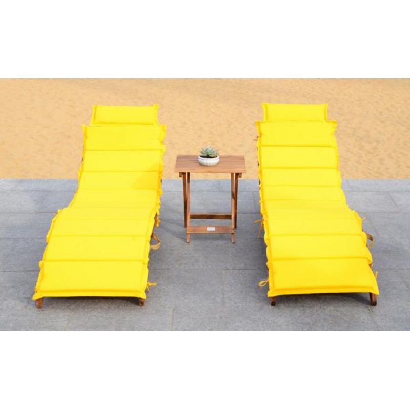 Safavieh - Pacifica 3 Piece Lounge Set - Natural - Yellow - PAT7020D