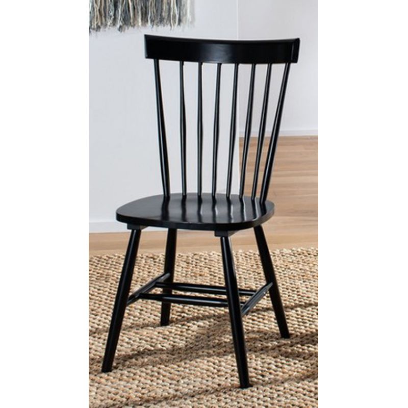 Safavieh - Parker Spindel Side Chair - Black  (Set of 2) - AMH8500B-SET2