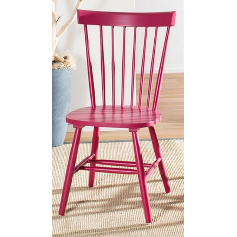 Safavieh - Parker Spindel Side Chair - Raspberry  (Set of 2) - AMH8500D-SET2