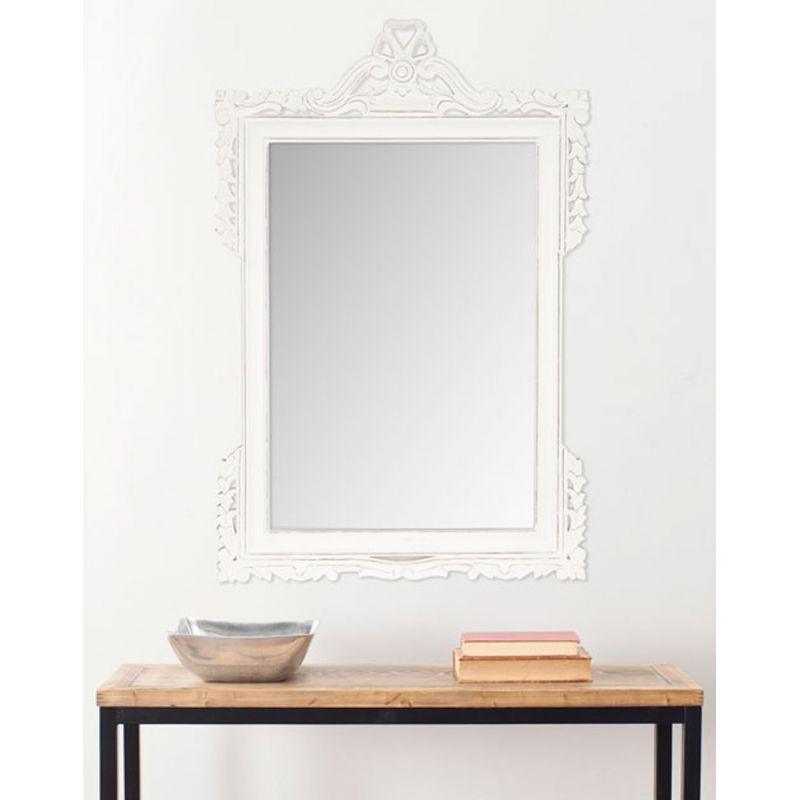 Safavieh - Pediment Mirror - Antique White - MIR5004D