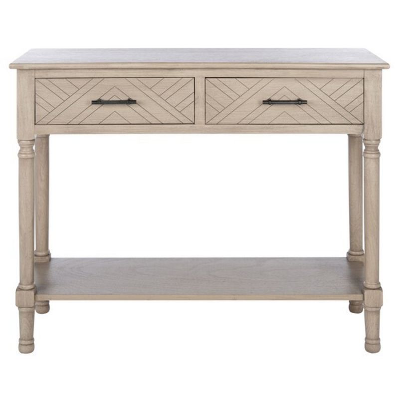 Safavieh - Peyton 2 Drawer Console Table - Greige - CNS5704D