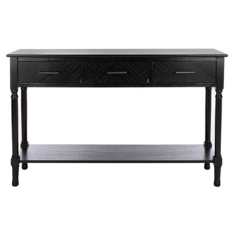 Safavieh - Peyton 3 Drawer Console Table - Black - CNS5705B