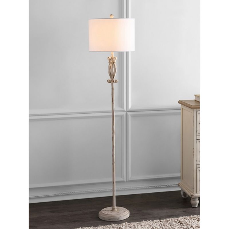 Safavieh - Philippa Floor Lamp - White Washed - FLL4049A