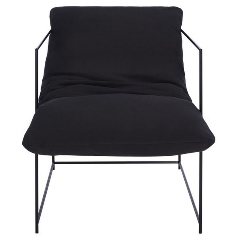 Safavieh - Portland Pillow Top Acct Chair - Black - Black - ACH4511B