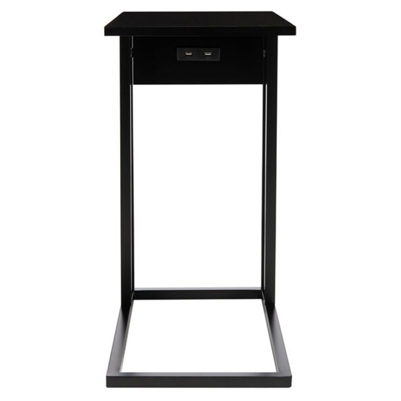 Safavieh - Portland Usb Side Table - Black - ACC8003A
