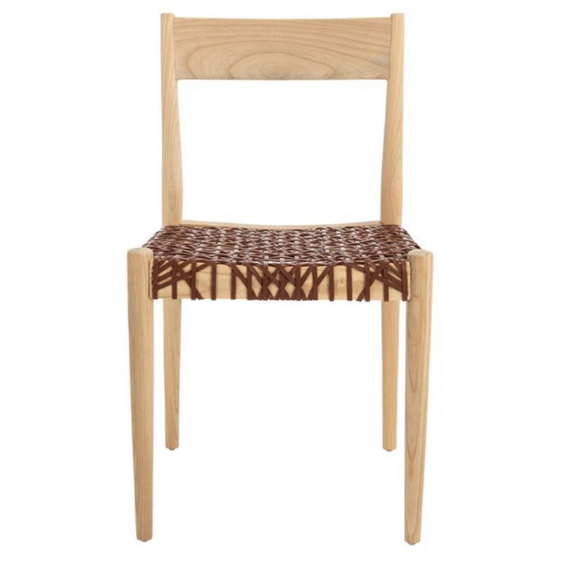 Safavieh - Pranit Dining Chair - Cognac - Natural  (Set of 2) - DCH1200B-SET2