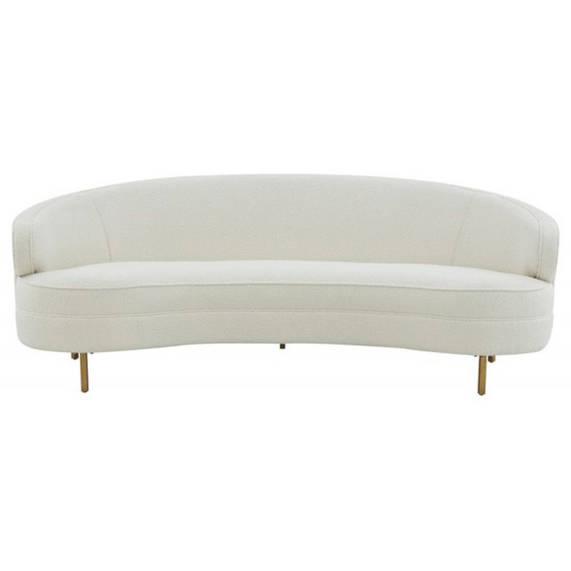 Safavieh - Couture - Primrose Curved Sofa - Ivory - Gold - SFV4715E