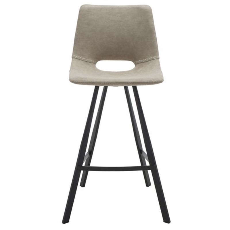 Safavieh - Raylee Counter Stool - Stone - Black - BST3015A