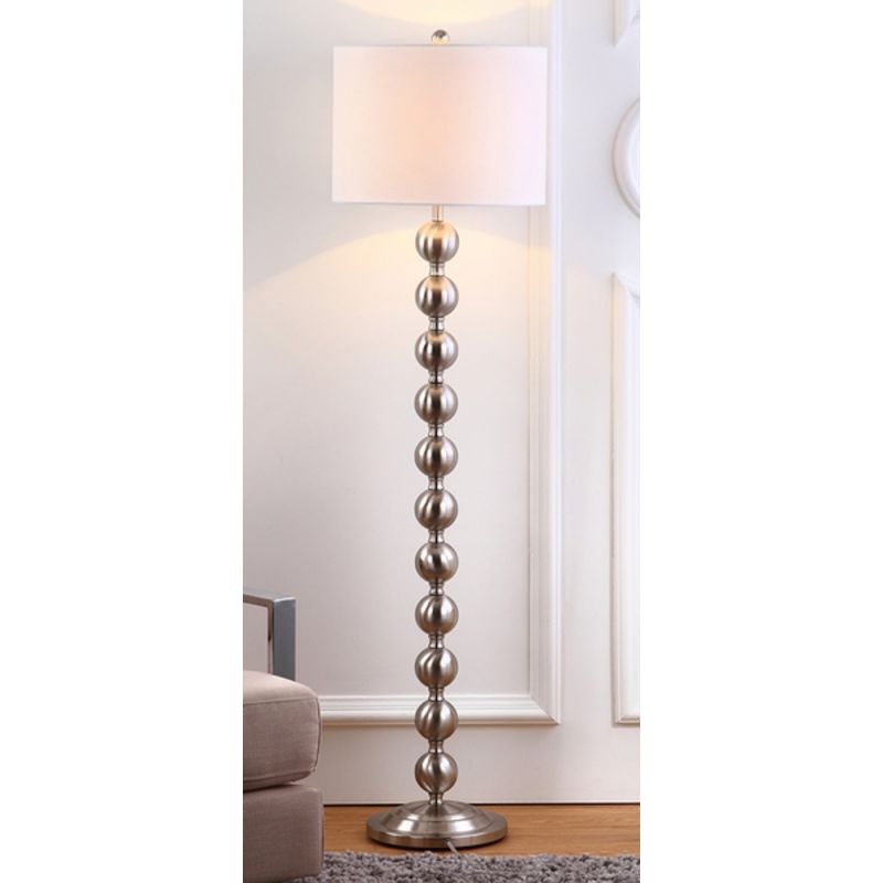 Safavieh - Reflections Stacked Ball Floor Lamp - Silver - LIT4330A