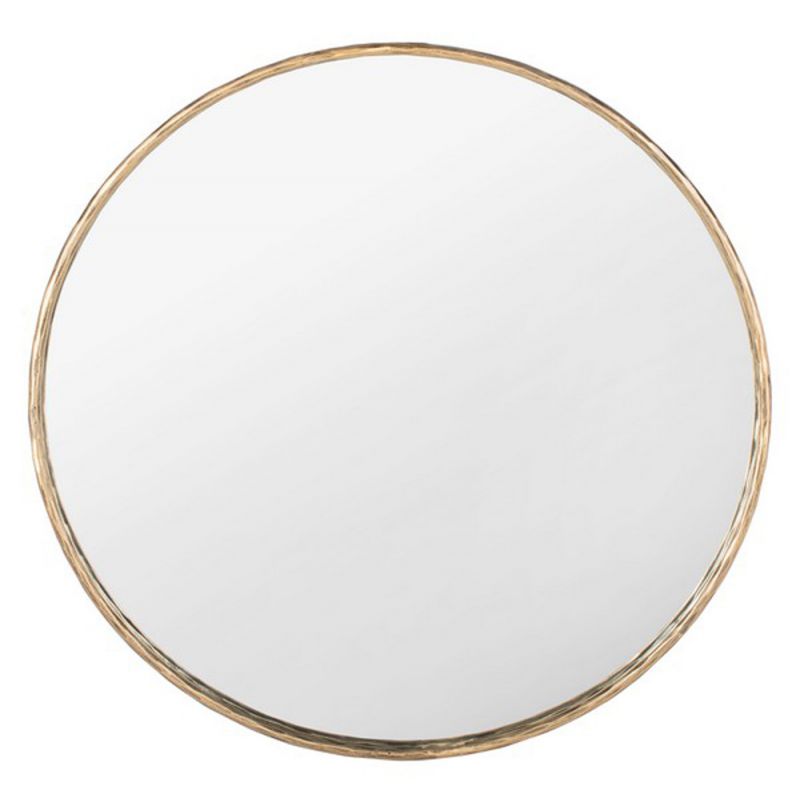 Safavieh - Couture - Renee Round Metal Mirror - Brass - SFV9507A