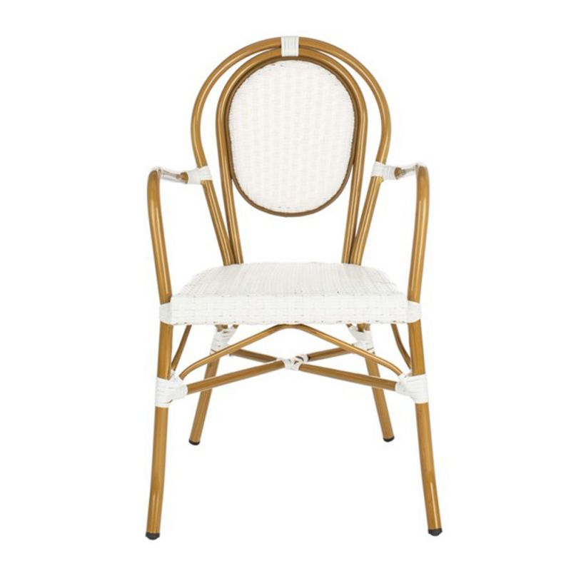 Safavieh - Rosen Arm Chair - White  (Set of 2) - PAT4014D-SET2