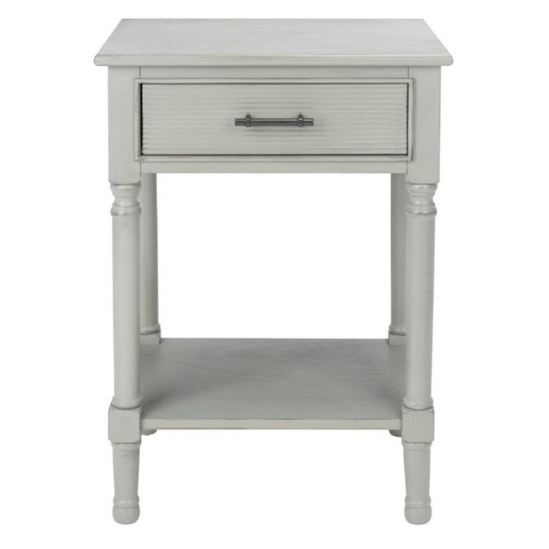 Safavieh - Ryder 1Drw Accent Table - Distressed - Grey - ACC5713C