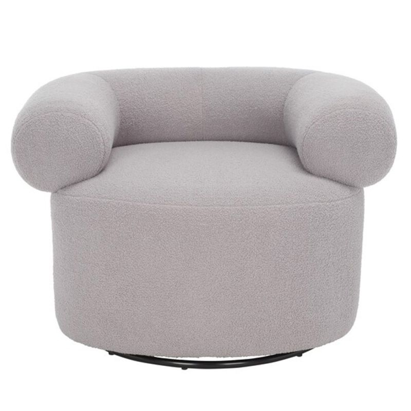 Safavieh - Couture - Sadie Swivel Accent Chair - Light Grey - SFV5045C