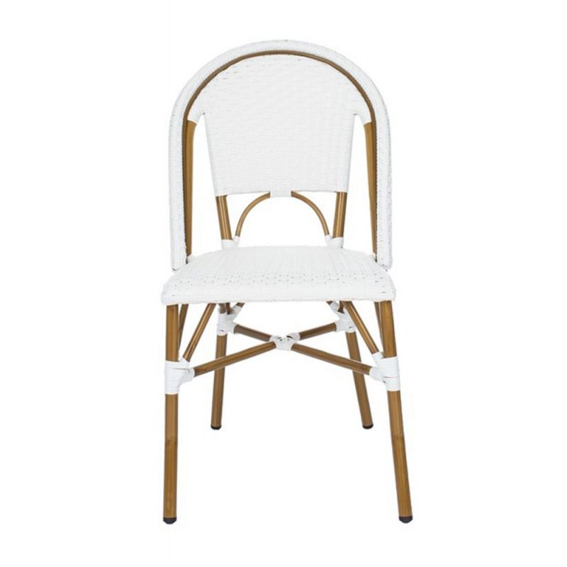 Safavieh - Salcha Side Chair - White  (Set of 2) - FOX5210L-SET2