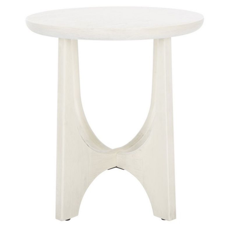 Safavieh - Couture - Sasha Wood Accent Table - White Washed - SFV2129A