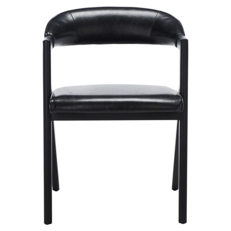 Safavieh - Couture - Sherisse Vegan Dining Chair - Black - SFV5024A