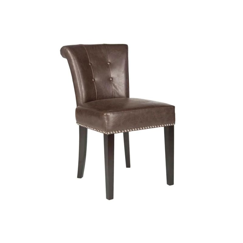 Safavieh - Sinclair Ring Chair - Antique Brown  (Set of 2) - MCR4705C-SET2
