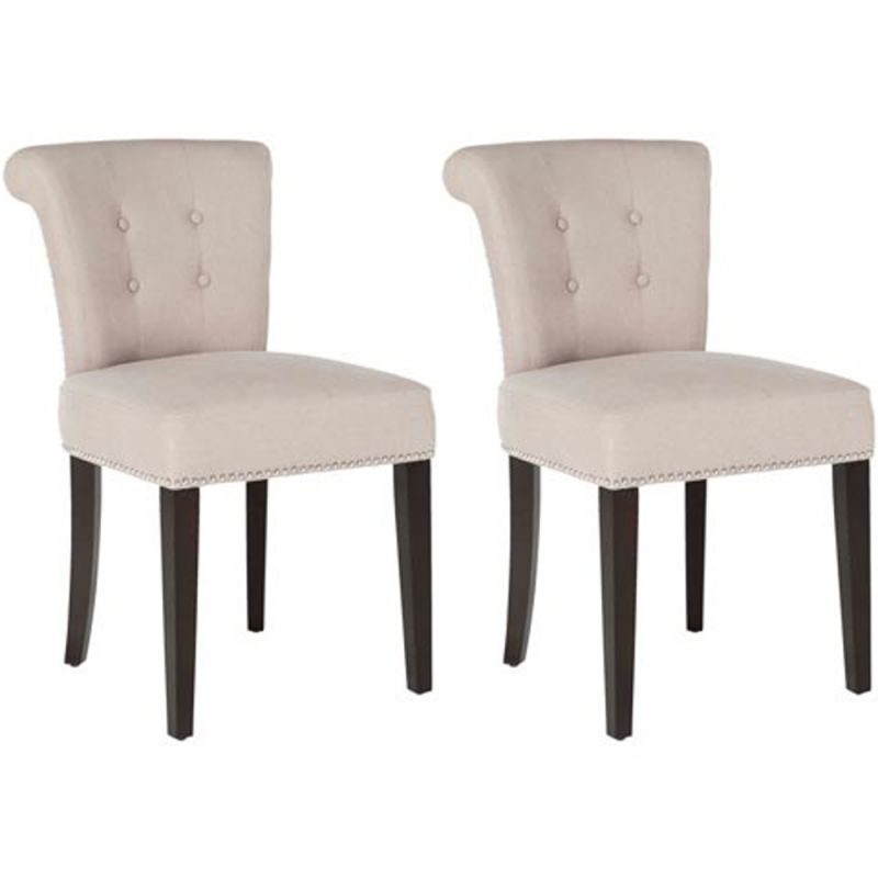 Safavieh - Sinclair Ring Chair - Taupe  (Set of 2) - MCR4705B-SET2