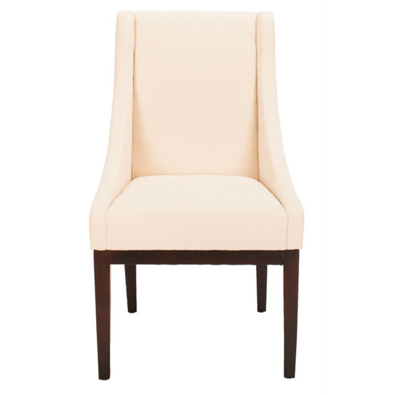 Safavieh - Sloping Arm Chair - Cream - Fabric - MCR4500B