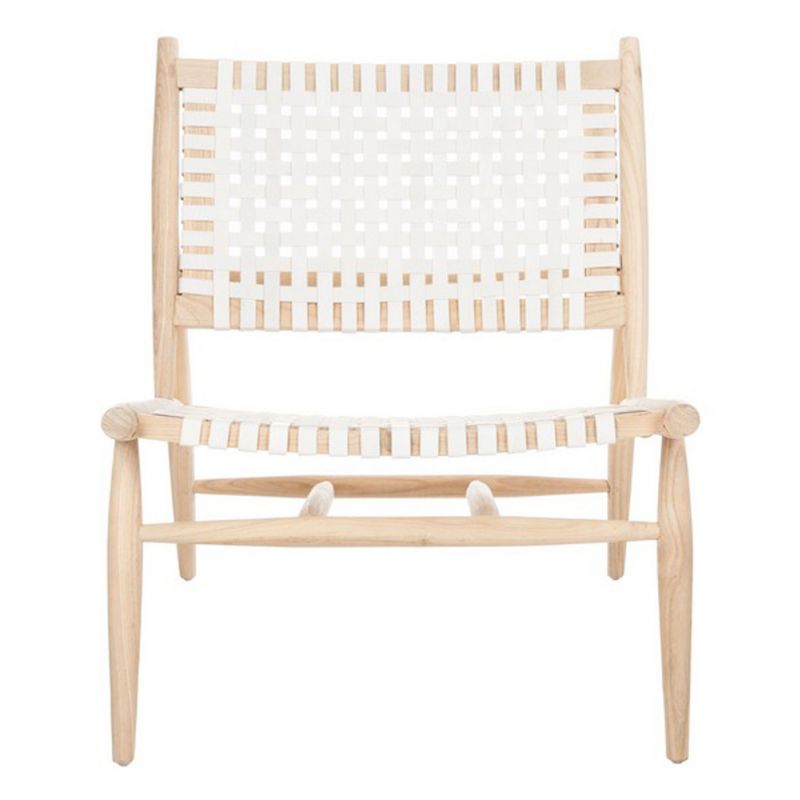 Safavieh - Soleil Accent Chair - White - Natural - ACH1001A