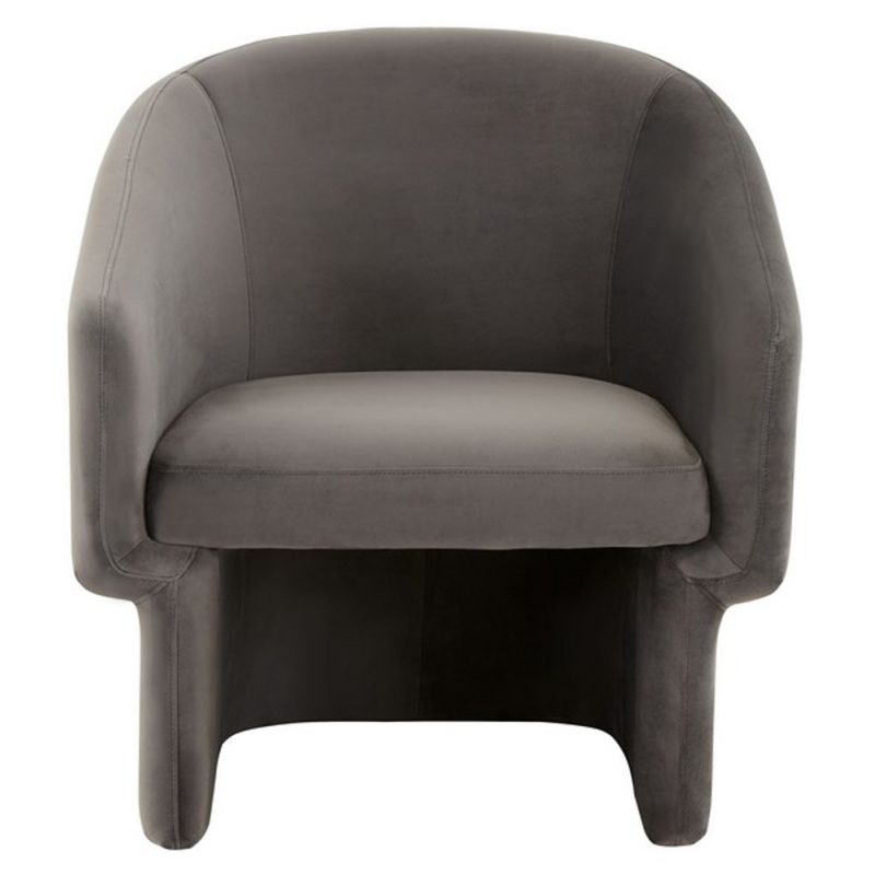 Safavieh - Couture - Susie Barrel Back Accent Chair - Dark Grey - SFV4781C