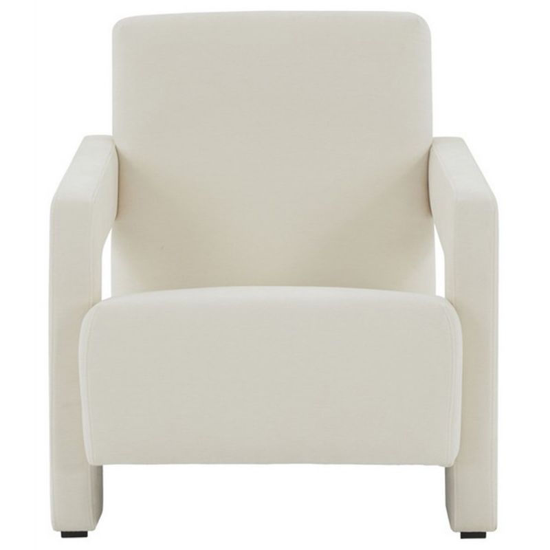 Safavieh - Couture - Taylor Modern Velvet Accent Chair - Ivory - SFV5046A