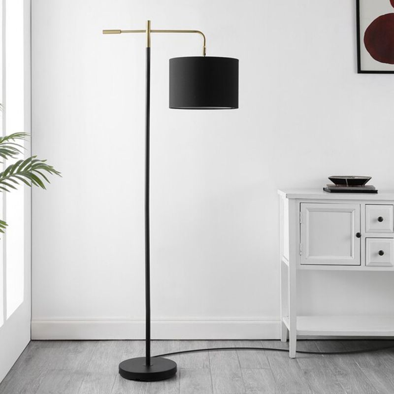 Safavieh - Thera 65 Inch Floor Lamp - Black - FLL4130A