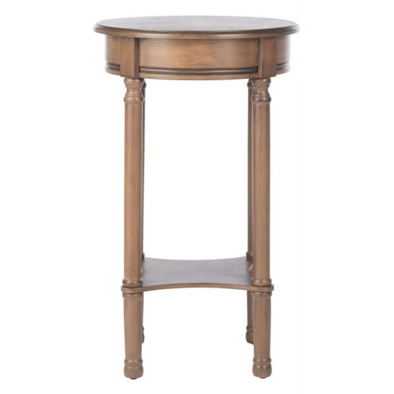 Safavieh - Tinsley Round Accent Table - Brown - ACC5717C