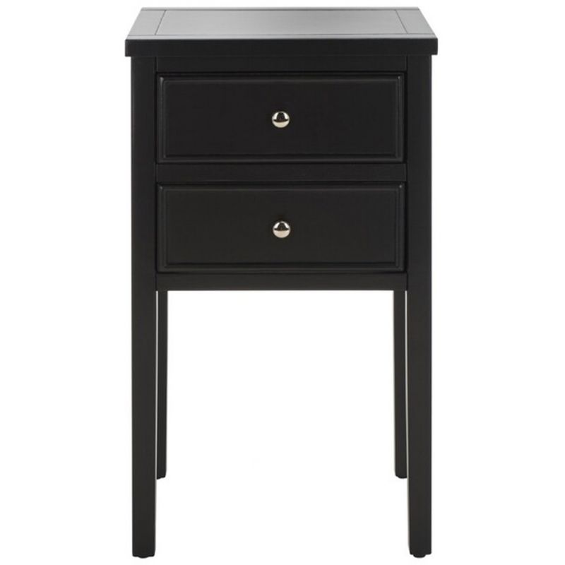 Safavieh - Toby Accent Table W Storage Drwrs - Black - AMH6625G
