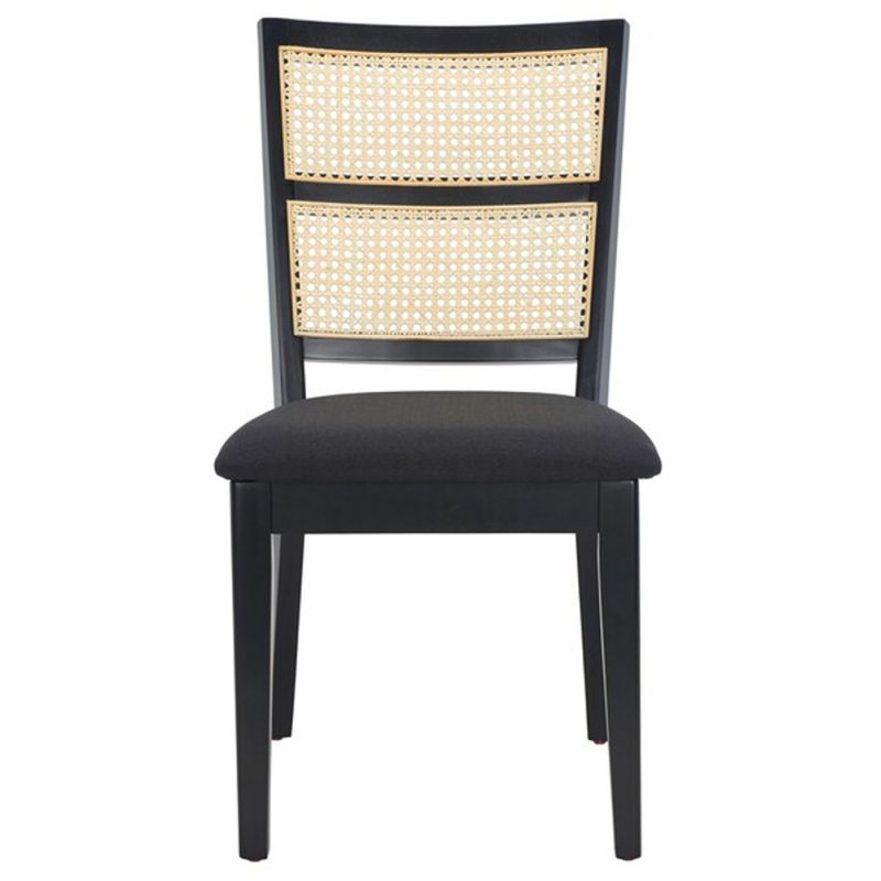 Safavieh - Toril Dining Chair - Black - Black  (Set of 2) - DCH1013A-SET2