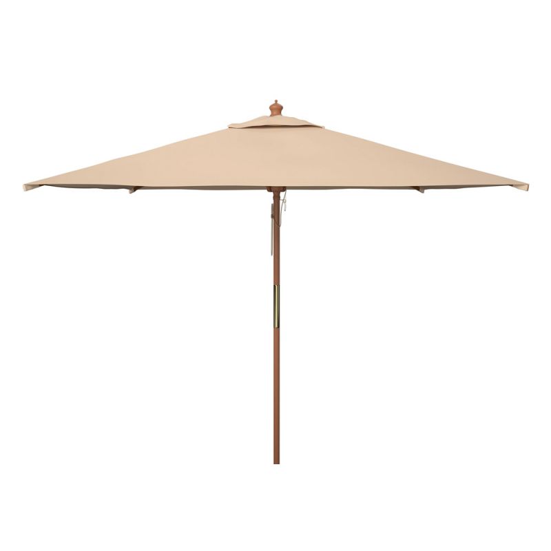 Safavieh - Velop 7.5Ft Wood Umbrella - Beige - PAT8409A