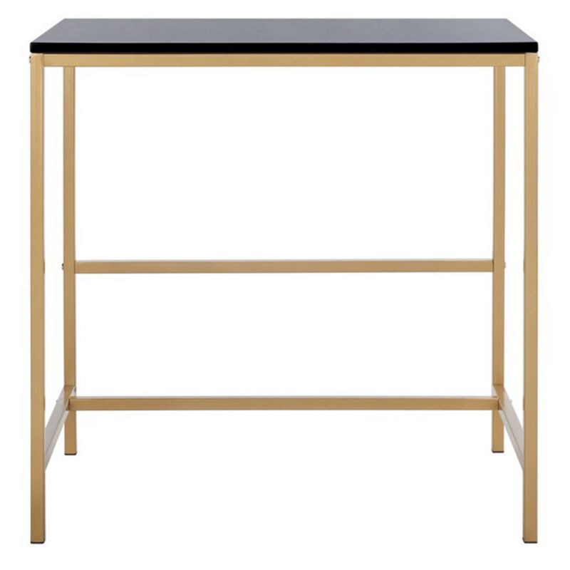 Safavieh - Viv Glossy Wooden Desk - Black - Gold - DSK5801B
