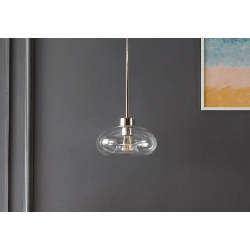 Safavieh - Wessley 11 Inch Pendant - Clear - Nickel - PND4152A