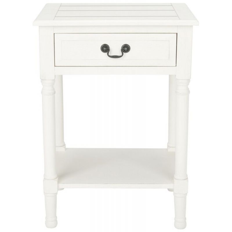 Safavieh - Whitney 1 Drawer Accent Table - White - ACC5705A