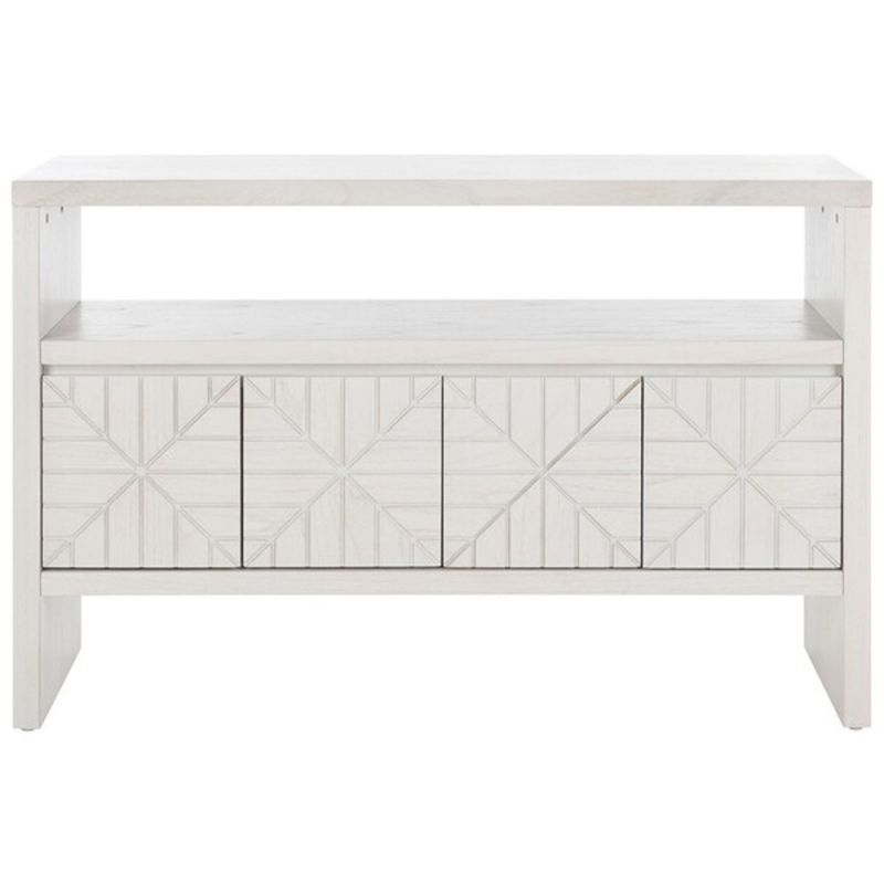 Safavieh - Zella 4 Door Console Table - White Washed - CNS5004A