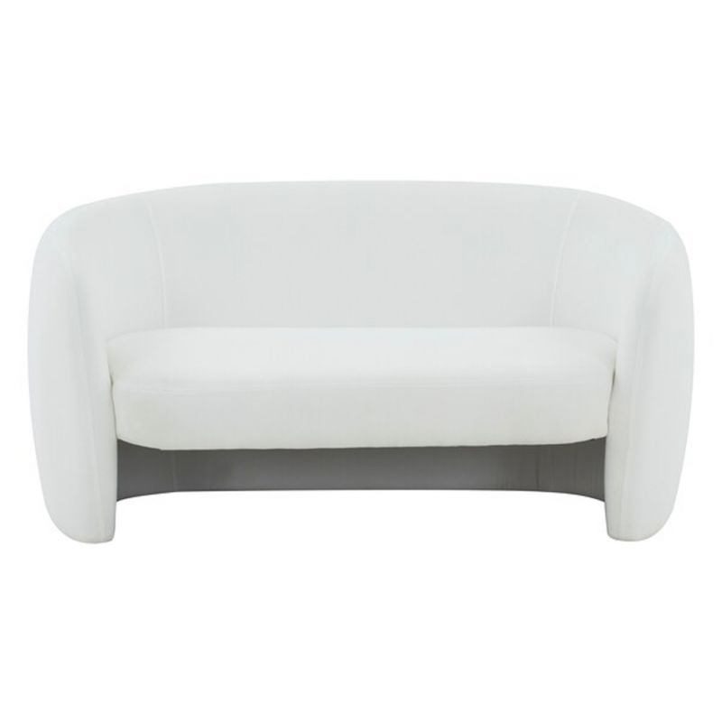 Safavieh - Couture - Zhao Curved Loveseat - White - SFV4783A