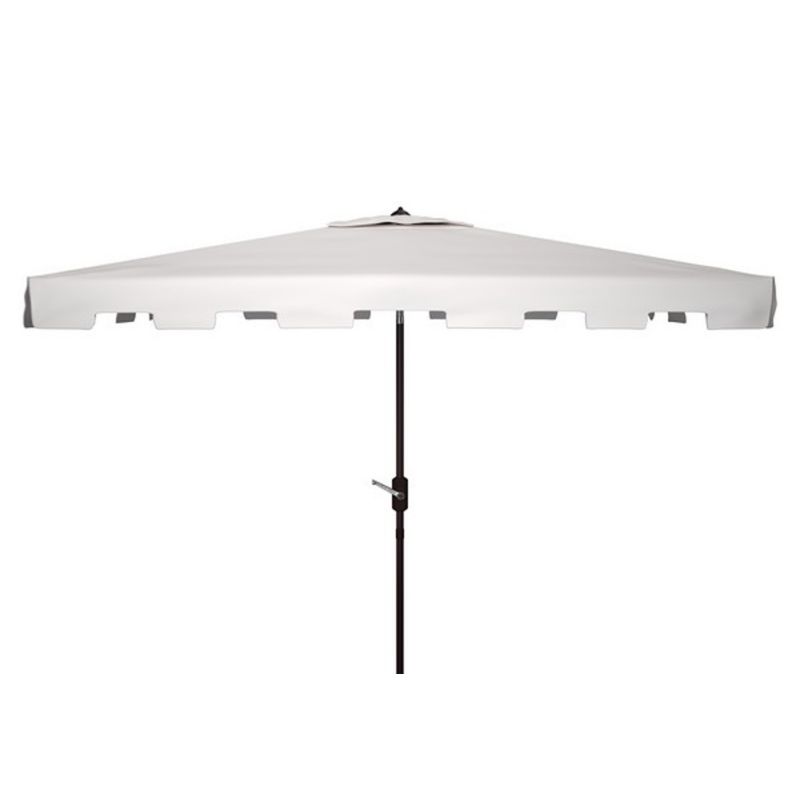 Safavieh - Zimmerman 6.5X10 Rect Umbrella - White - PAT8300K